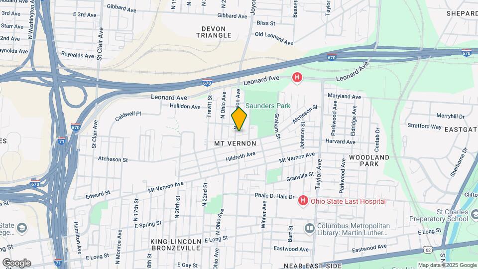 448-450-450 N Champion Ave Map and Location Details