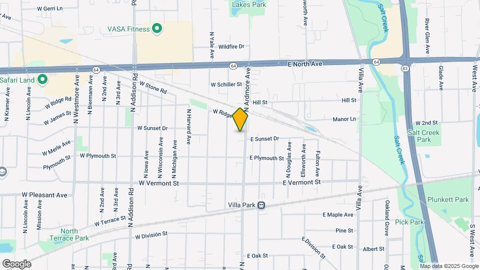 558 N Ardmore Ave Mapa y Detalles de la Ubicación