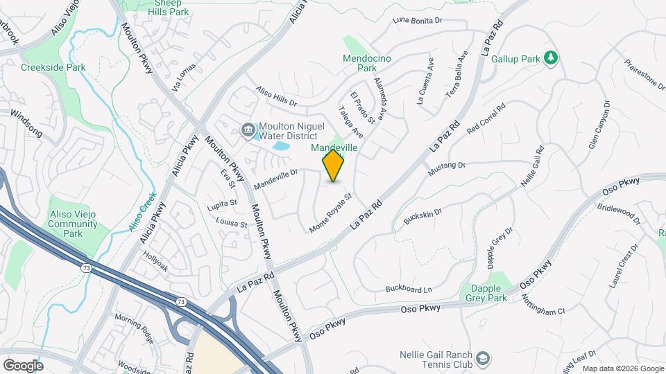 24721 Las Alturas Ct Map and Location Details