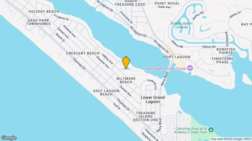 5517 Palm Way Map and Location Details