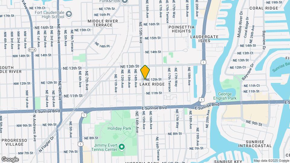 1140 NE 15th Ave Map and Location Details