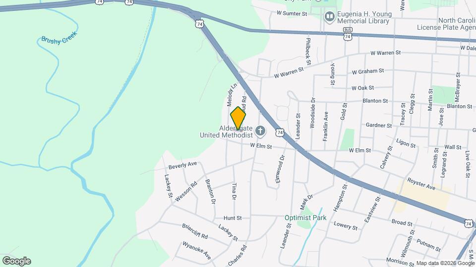 416 Stroud Rd Map and Location Details