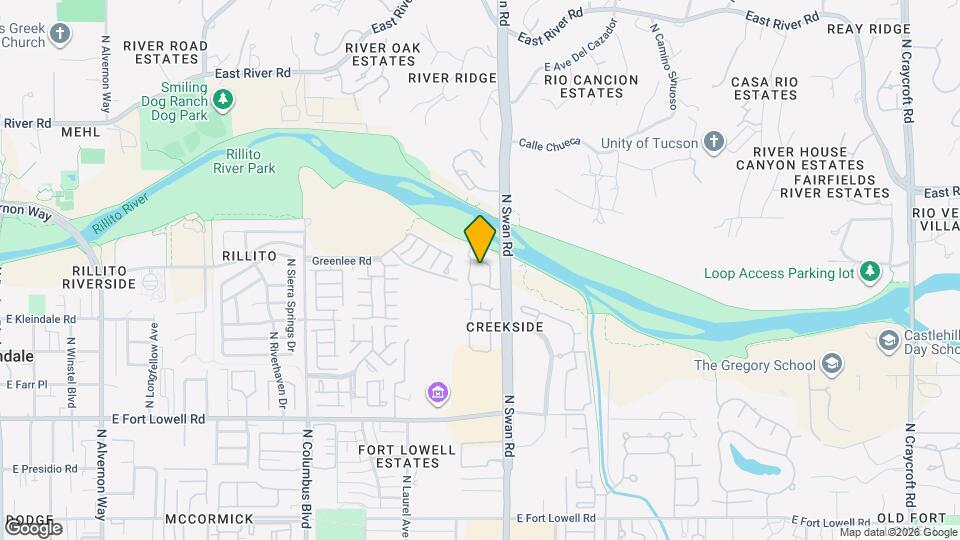 3496 N Camino La Jicarrilla Map and Location Details