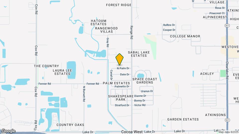 2530 N Palm Dr Map and Location Details