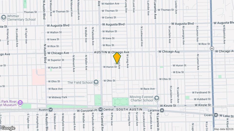 5440 W Huron St, Unit 3 Map and Location Details