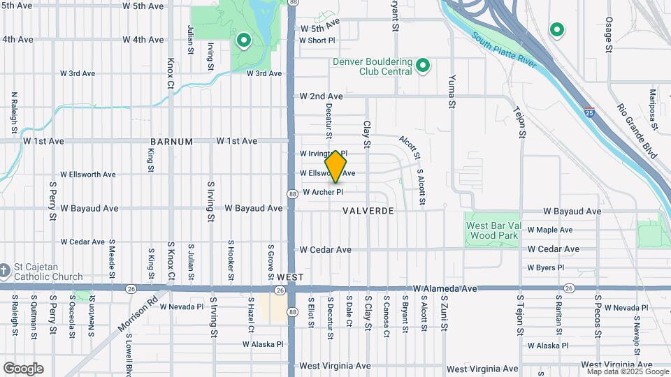 2785 W Archer Pl Map and Location Details