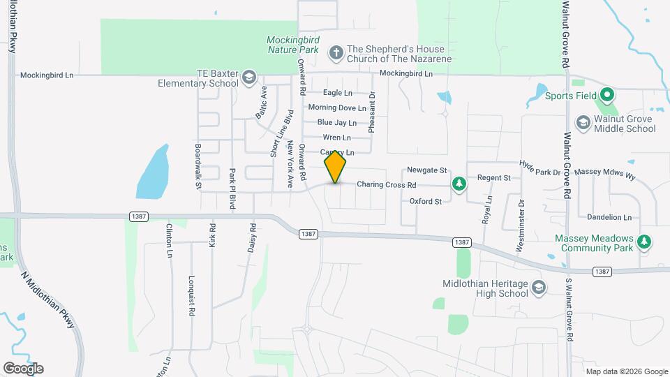 717 Whippoorwill Dr Map and Location Details