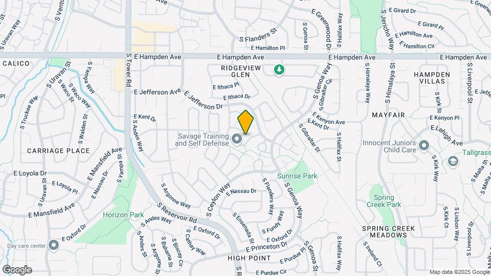 3814 S Ceylon Way Map and Location Details