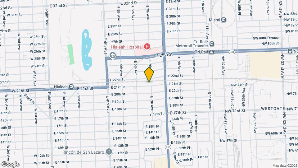683 E 21st St Map and Location Details