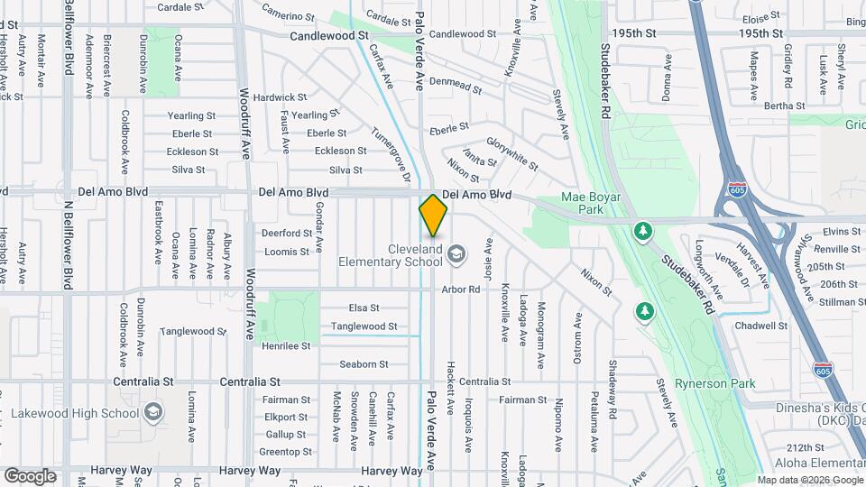 4766 Palo Verde Ave Mapa y Detalles de la Ubicación