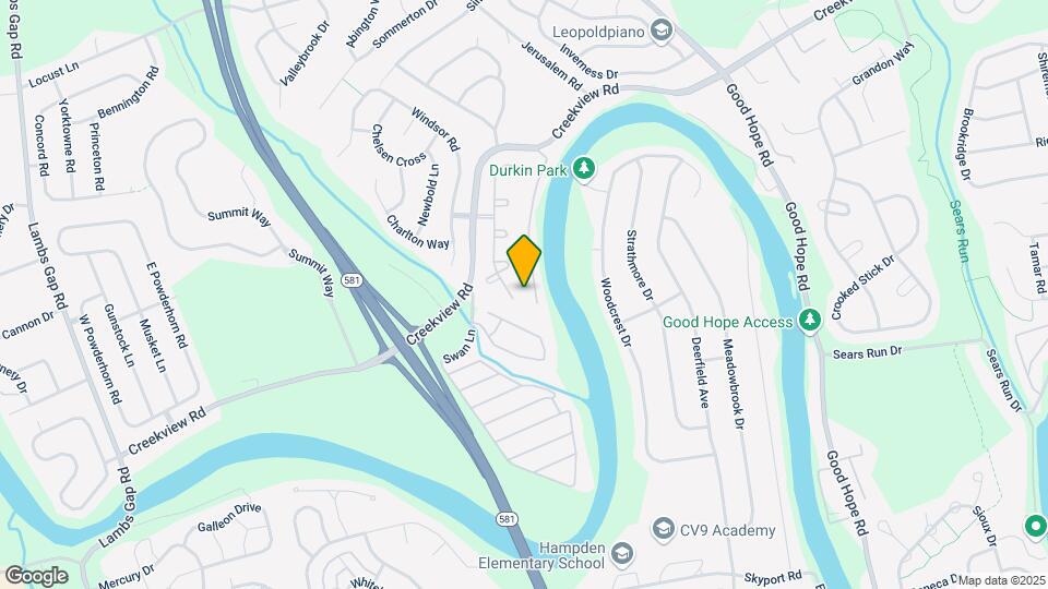 1112 Cross Creek Dr Map and Location Details