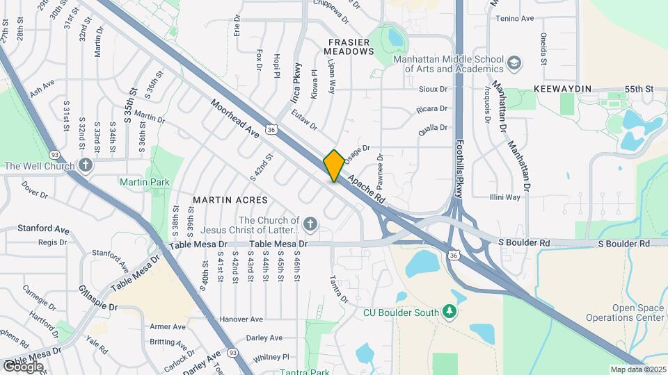 4665 Moorhead Ave Map and Location Details