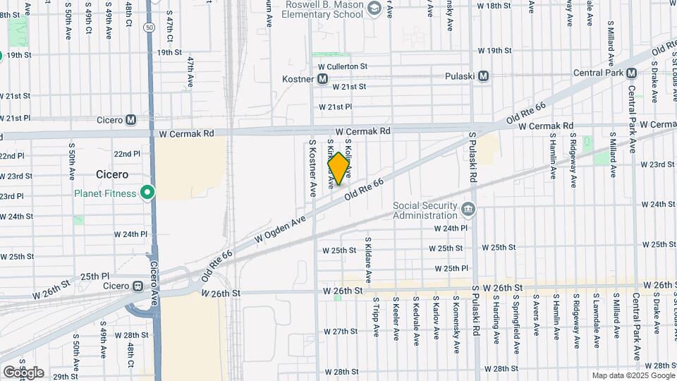 2325 S Kirkland Ave Map and Location Details
