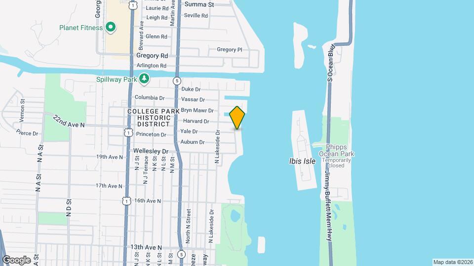 2100 Notre Dame Dr Map and Location Details