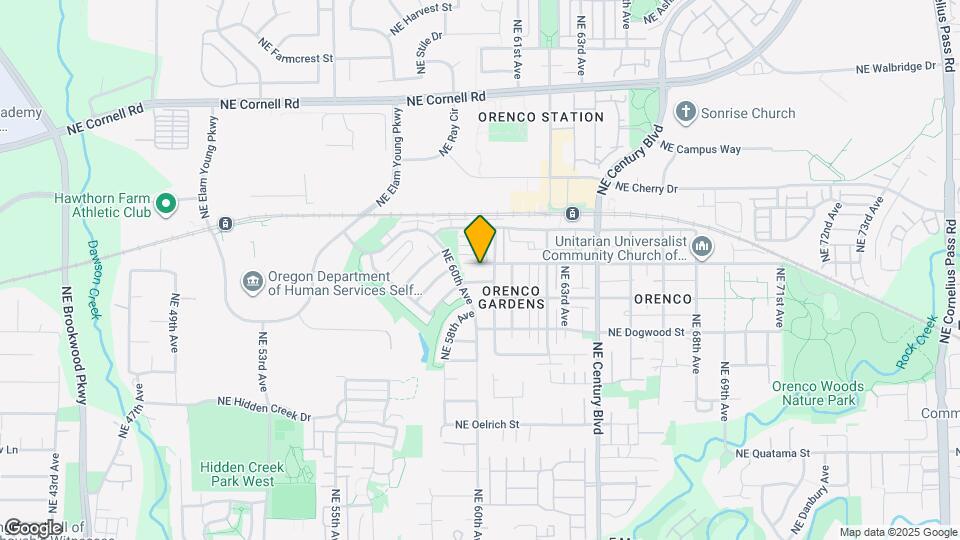 6034 Northeast Birch Street Map and Location Details