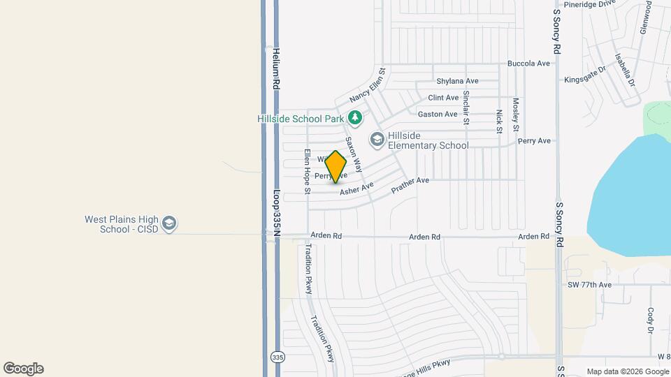 9814 Asher Ave Mapa y Detalles de la Ubicación