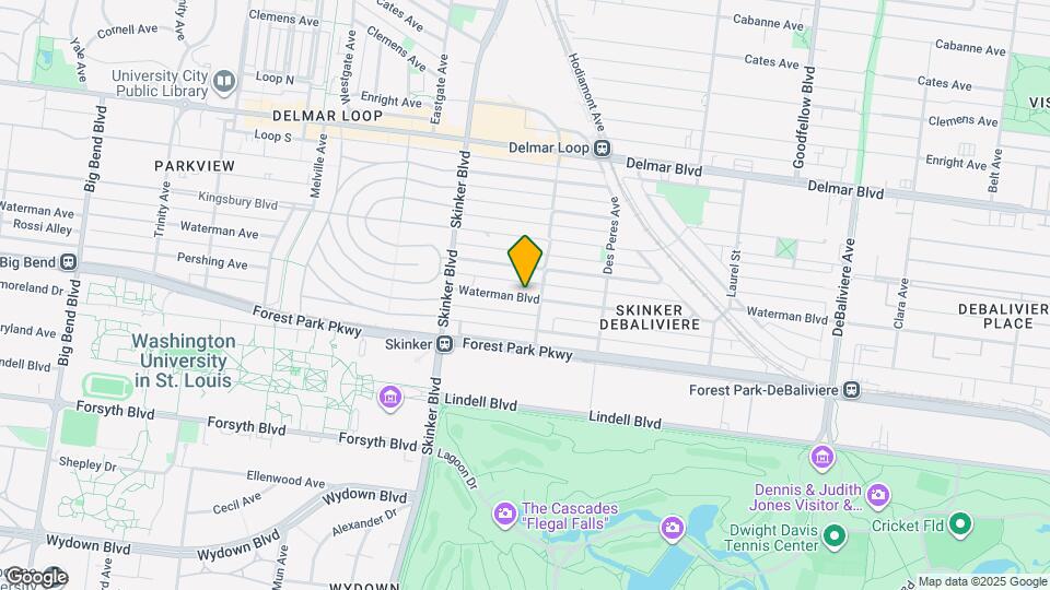 6108 Waterman Blvd Mapa y Detalles de la Ubicación