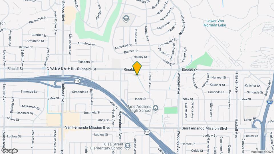 11440 Odessa Ave Map and Location Details