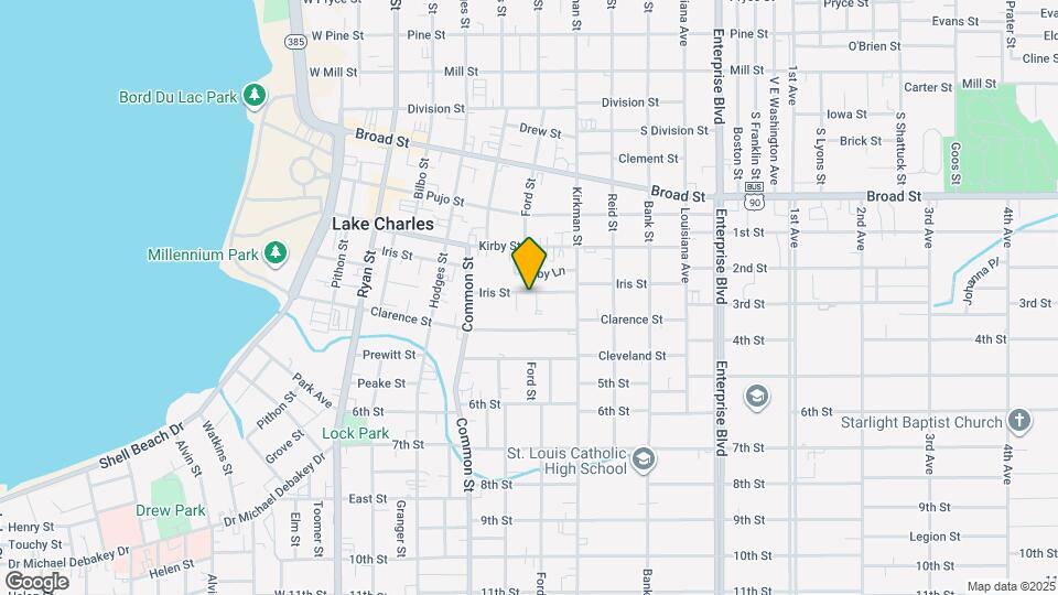 710 Iris St Map and Location Details