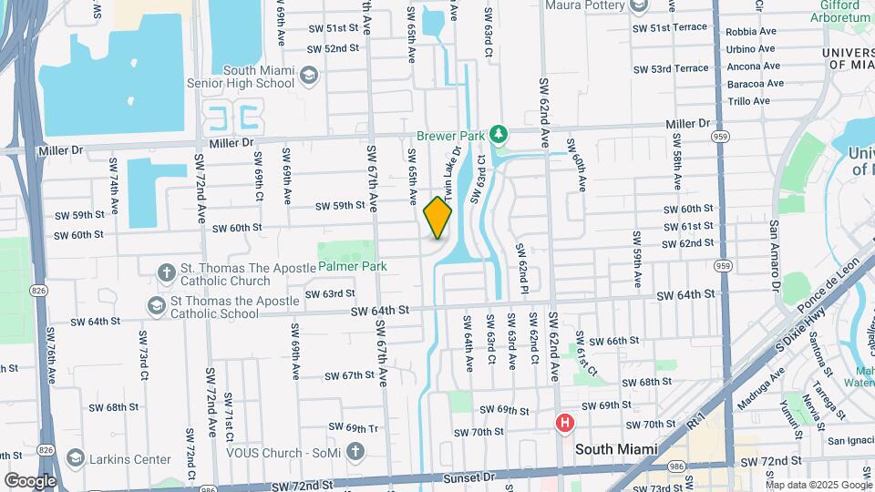 6130 SW 64th Ave Map and Location Details