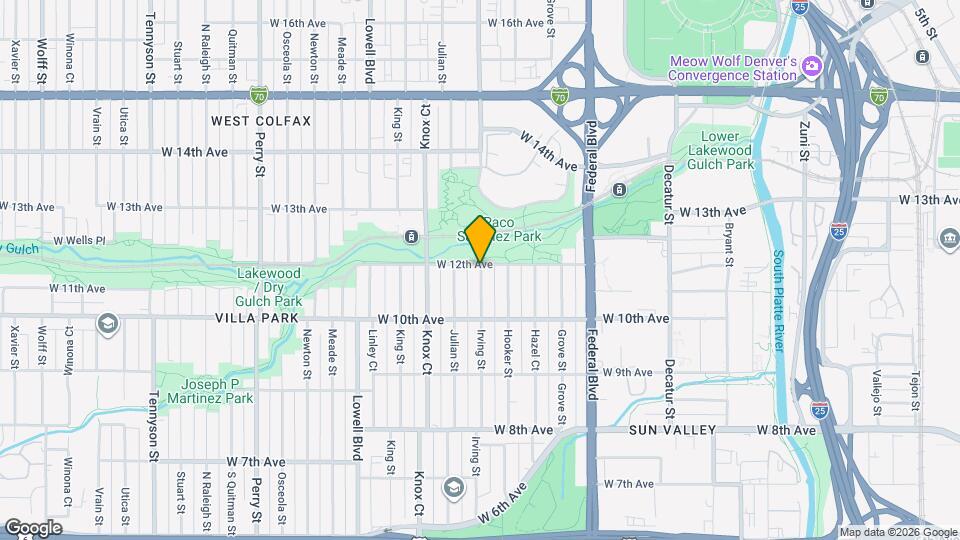 1419 Irving St Map and Location Details