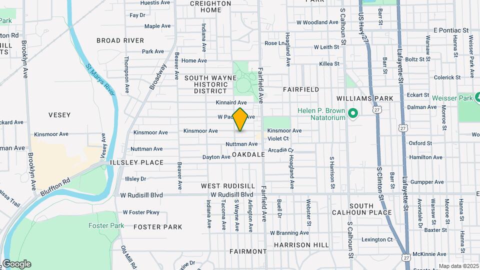 607 Kinsmoor Ave Map and Location Details