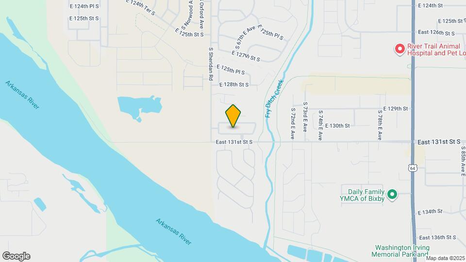 6663 East 130th Pl S Map and Location Details