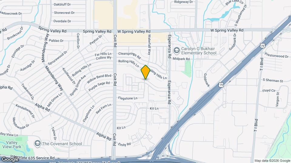 13901 Brookgreen Dr Map and Location Details