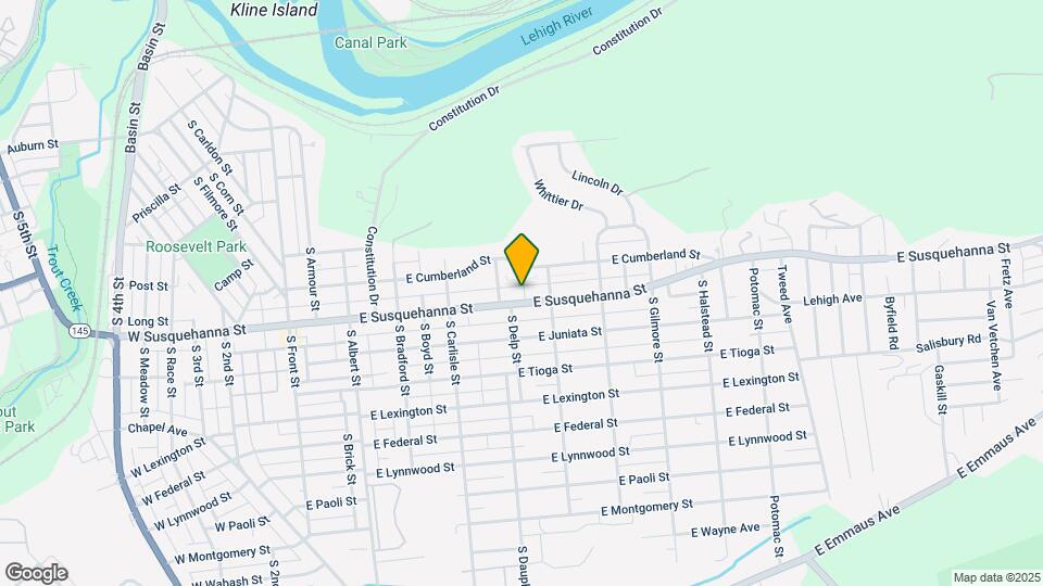 431 E Susquehanna St Map and Location Details