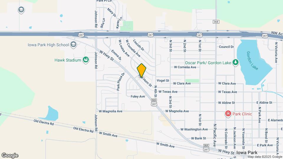 921 Van Horn St Mapa y Detalles de la Ubicación