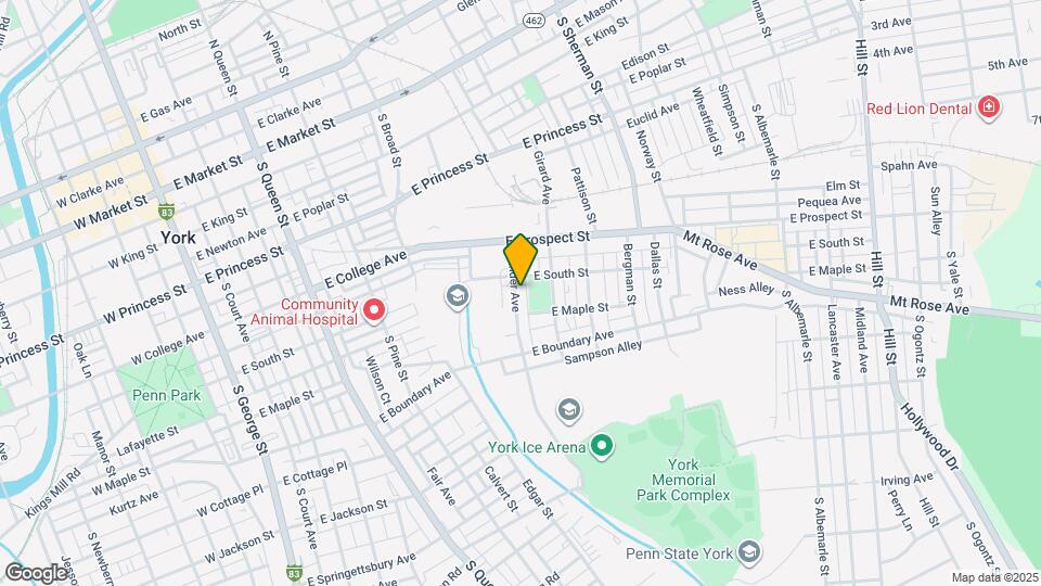 625 Vander Ave Map and Location Details