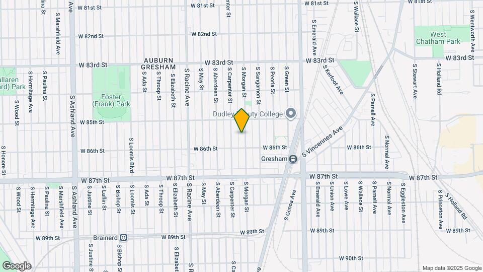 8536 S Morgan St Map and Location Details