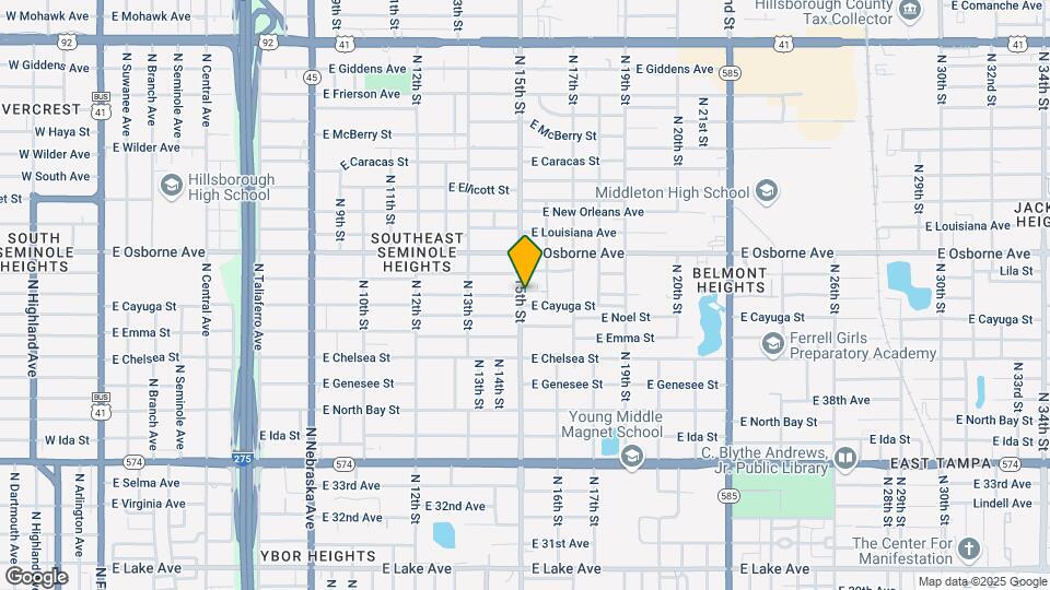 4509 N 15th St Map and Location Details
