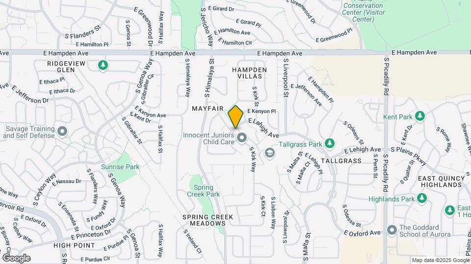 3804 S Kirk Way Map and Location Details