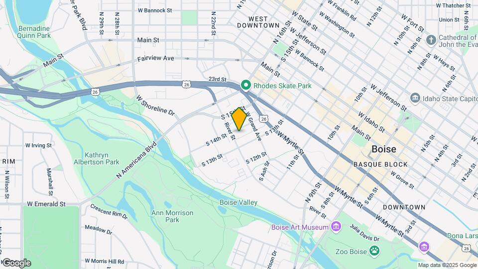 580 S 14th St Map and Location Details