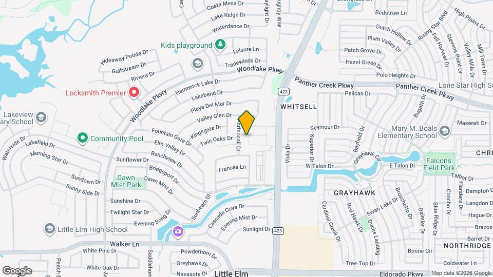 2955 Stunning Dr Mapa y Detalles de la Ubicación