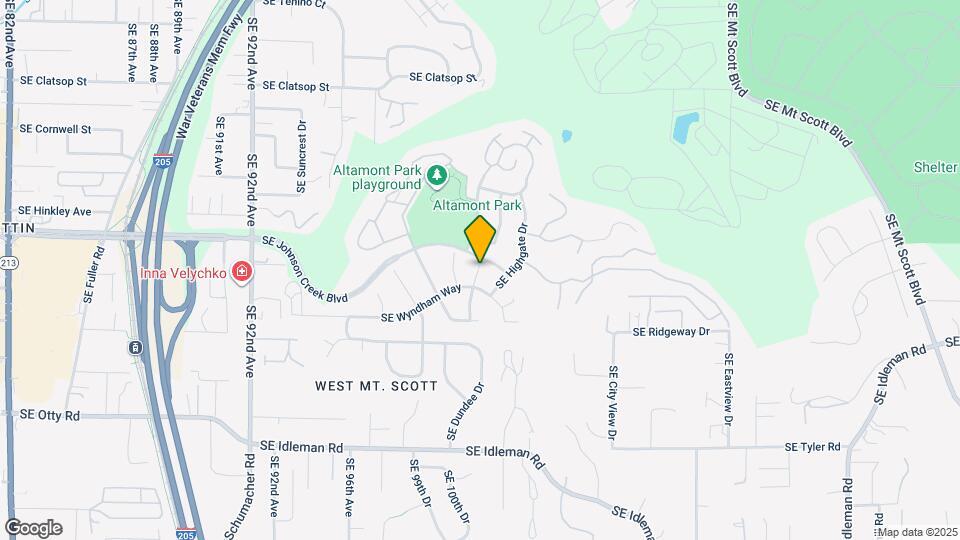 9314 SE Snowberry Ct Map and Location Details