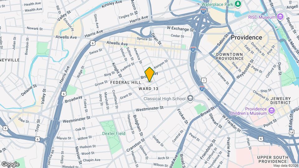 63 Vernon St Map and Location Details