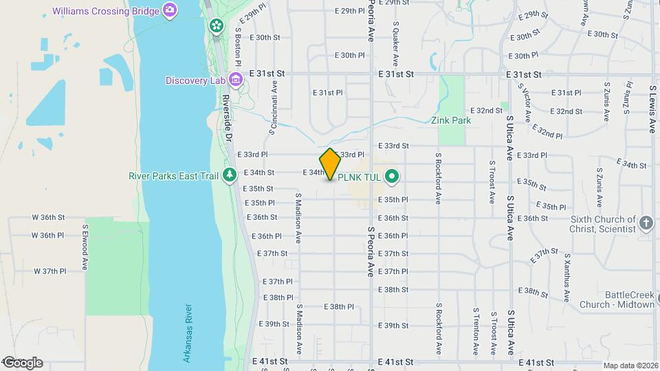 3508 S Norfolk Ave Map and Location Details