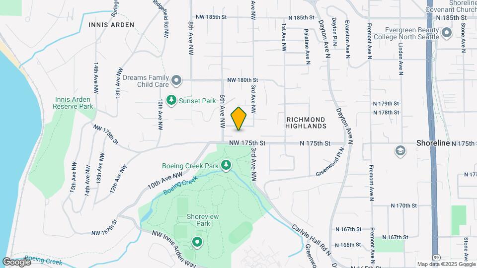 321 NW 176th Pl Map and Location Details