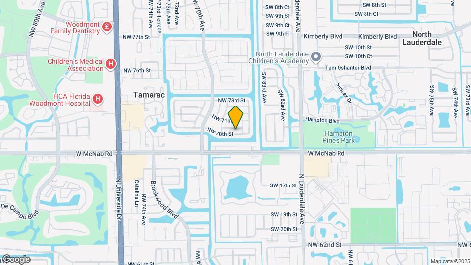 6707 NW 70th St Map and Location Details