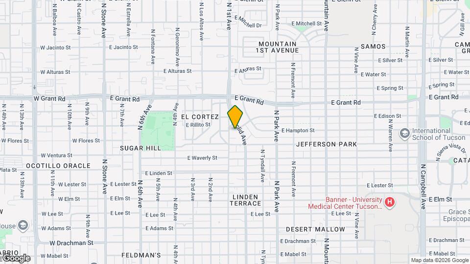 2172 N 1st Ave Map and Location Details