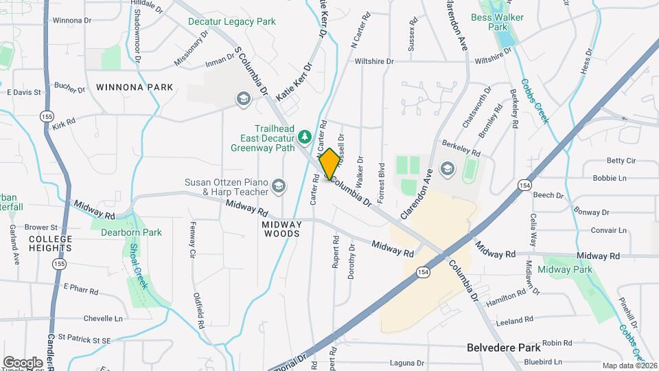 955 S Columbia Dr Map and Location Details
