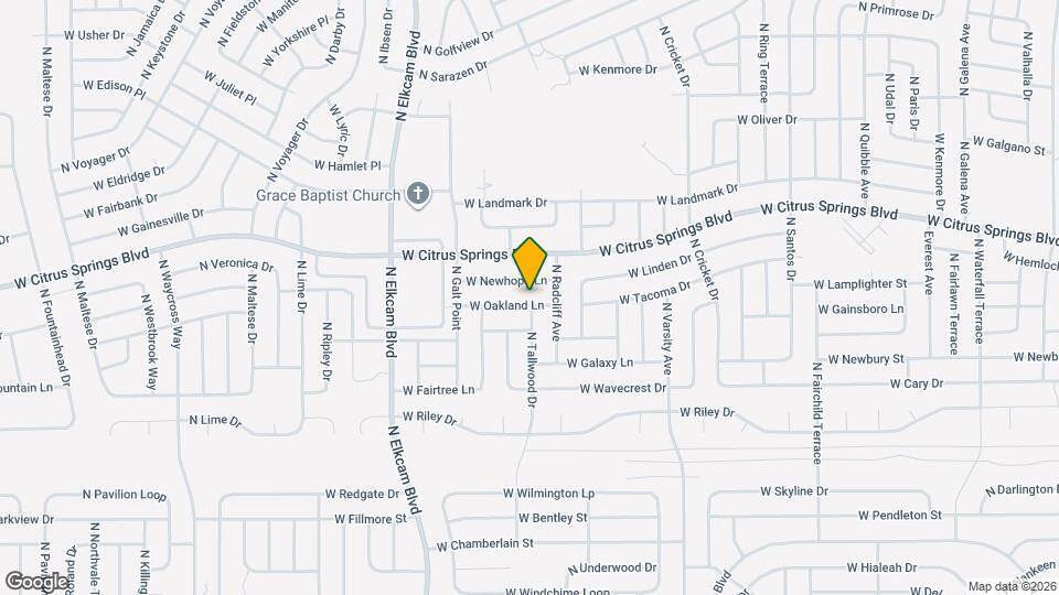 2349 W Oakland Ln Map and Location Details