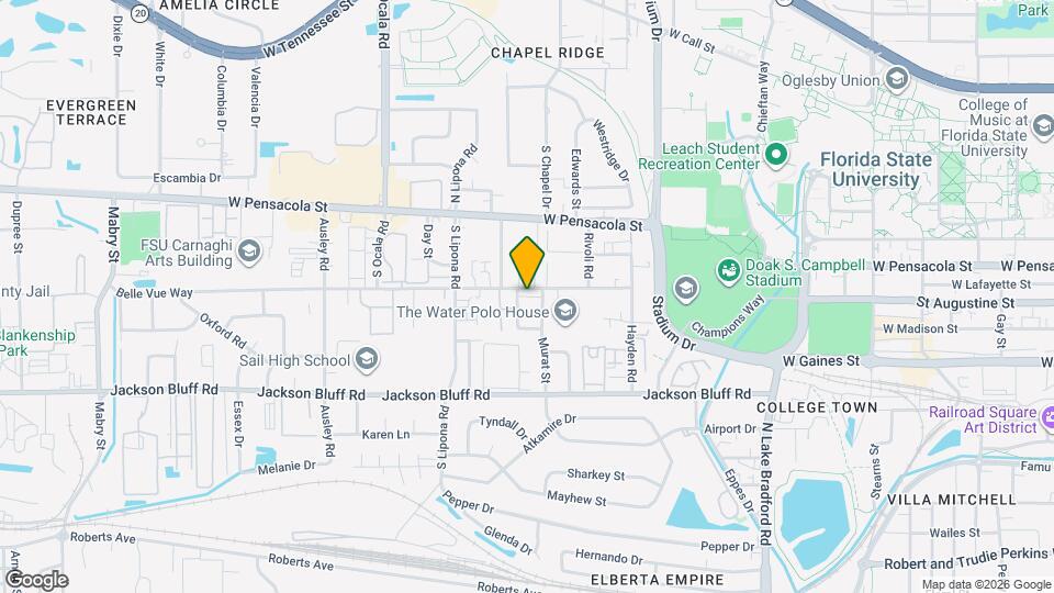 1809 Belle Vue Way Map and Location Details