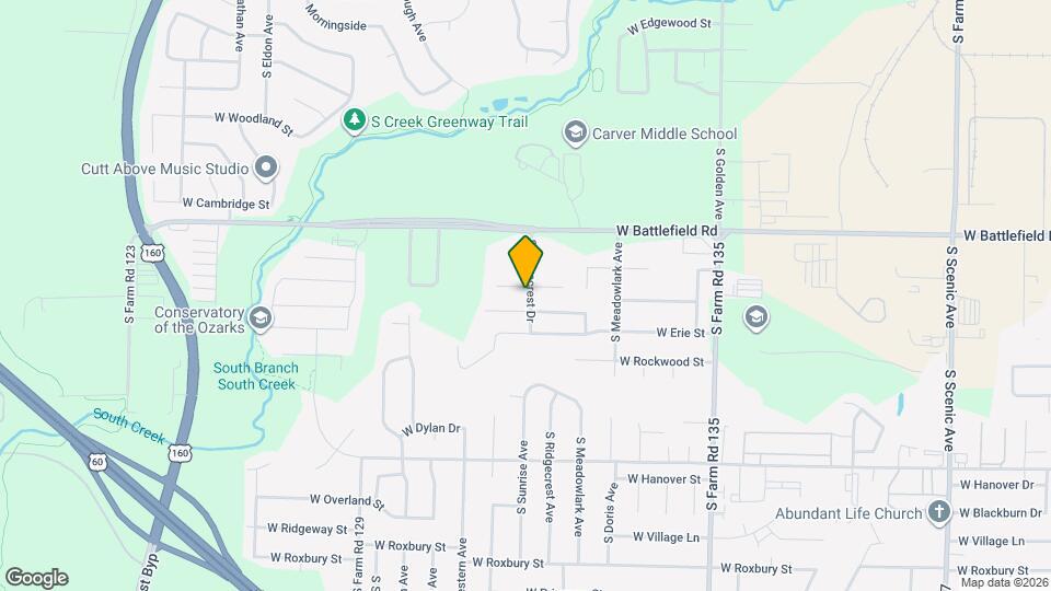 3406 W Montclair Ct Map and Location Details