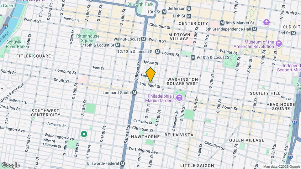 428 S 13th St Map and Location Details