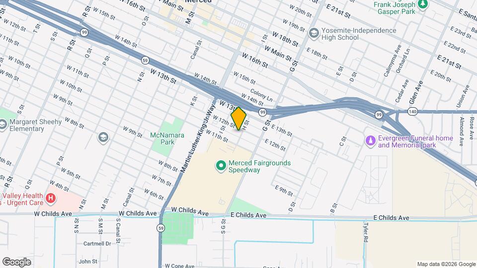 106 W 12th St Mapa y Detalles de la Ubicación