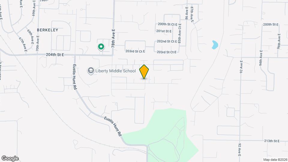 8117 207th St E Map and Location Details