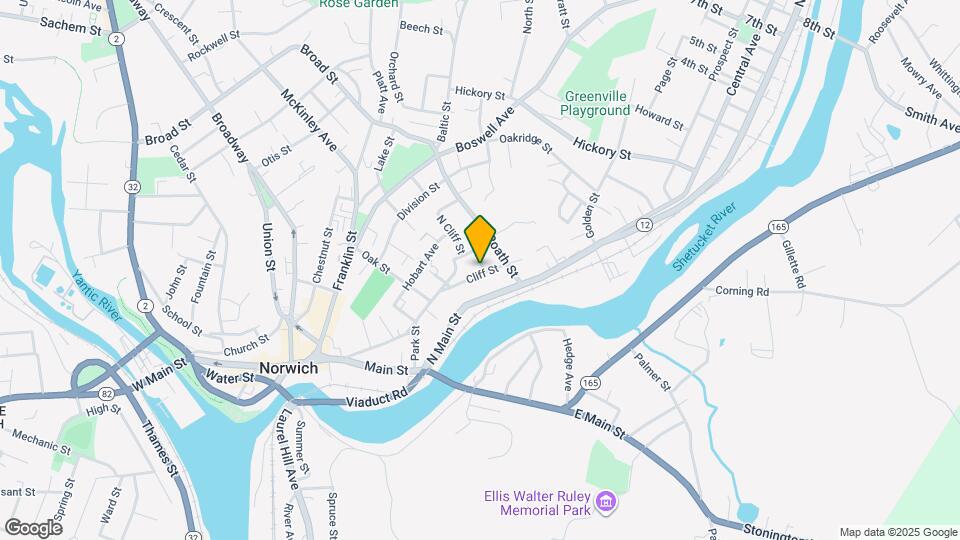 158 Cliff St, Unit 2 Map and Location Details